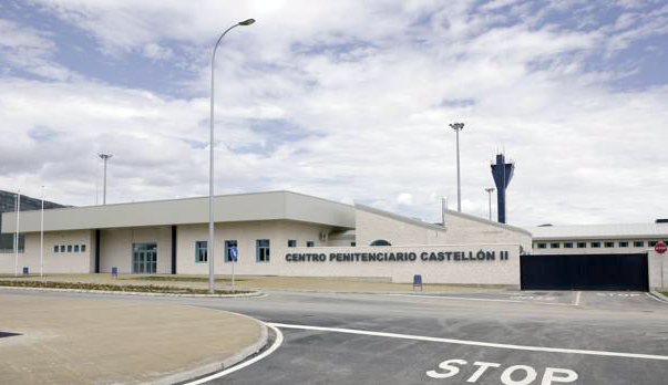 imagen del exterior del Centro Penitenciario de Castellón en Albocasser
