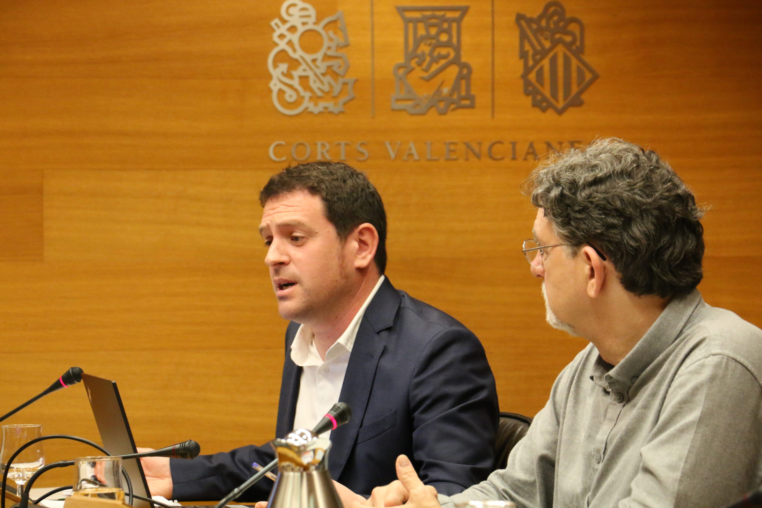 El concejal de Gestión de Residuos, Ignasi Garcia en las Cortes Valencianas