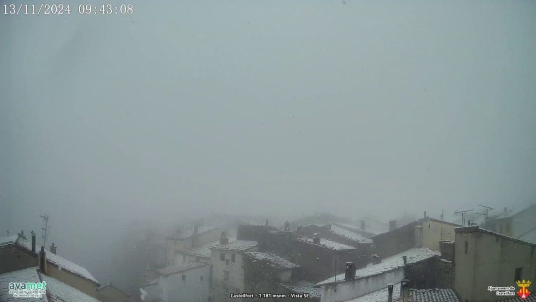 nieve interior Castellón dana castellfort