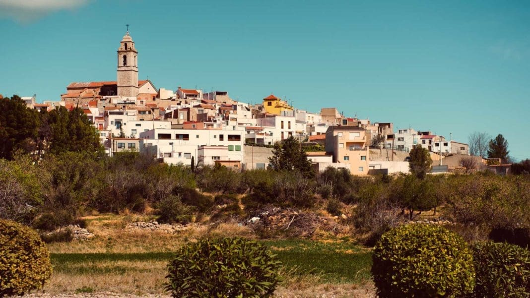Vista panorámica de Rosell, municipio de la provincia de Castellón