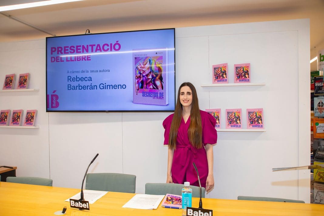 Rebeca Barberán en la presentación de Secretos de Palabras