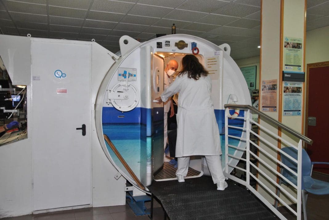 unidad terapia hiperbárica