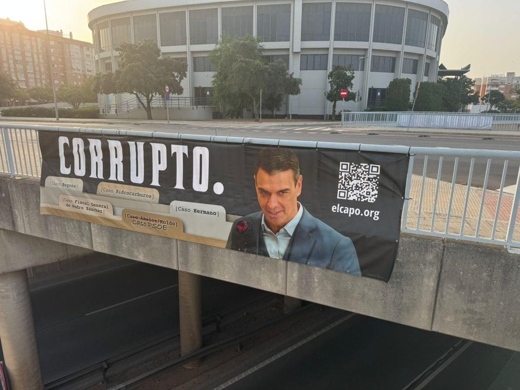 Pancartas Pedro Sánchez Castellón