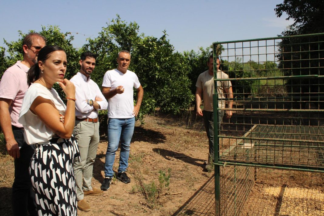 Cristian Ramírez Ester Giner jaulas trampa jabalíes