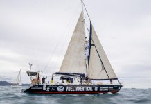 Zarpa de Castellón el barco que aspira a completar la primera vuelta al mundo vertical