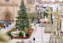 Castellón celebra este viernes una ‘Encesa’ de Navidad con mitología local, ángeles gigantes y un espectáculo de música y luces