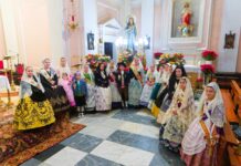 Benicàssim honra a San Antonio Abad y Santa Águeda con misa, ofrenda y procesión