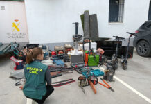 Tres detenidos por una oleada de robos en casetas agrícolas de la provincia