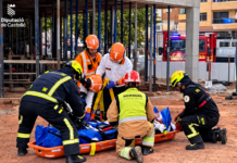 Trasladado al hospital un hombre de 62 años tras caer de un andamio en la Vall d’Uixó