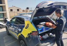 La Policía Local de Burriana salva la vida a un vecino tras practicarle RCP y usar un desfibrilador