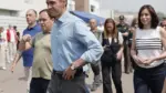 Pedro Sánchez, Juanfran Pérez Llorca y Diana Morant llegan al Puesto de Mando Avanzado del incendio