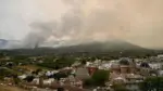 Bomberos realizan trabajos de extinción en un incendio en Vall d’Uixó, Castellón