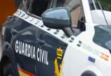 Detenido en Tortosa un fugitivo buscado por Interpol por robos en empresas de Castellón Coche de la Guardia Civil en una escena de archivo